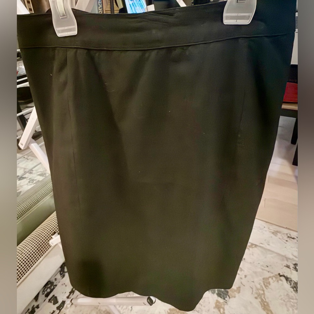 Express Elegant Black Pencil Skirt